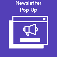 newsletter pop-up extension