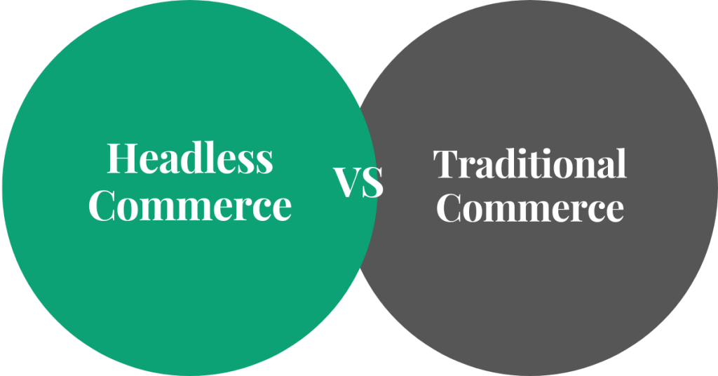 traditional Commerce vs headless commerce