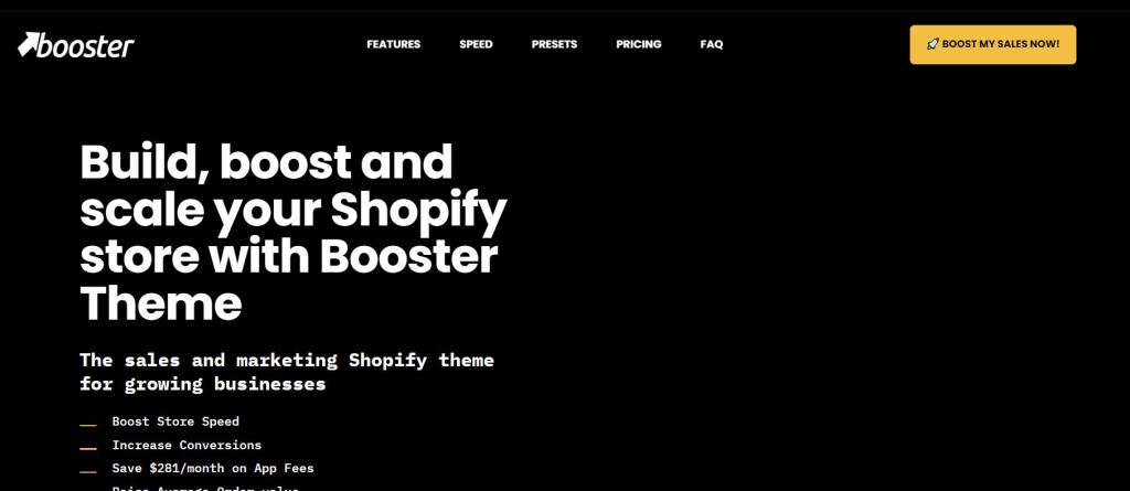 booster is the Best Shopify Theme for Conversion