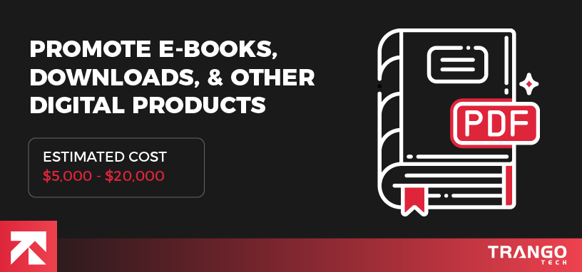 Promote E-books, Downloads, & Other Digital Products