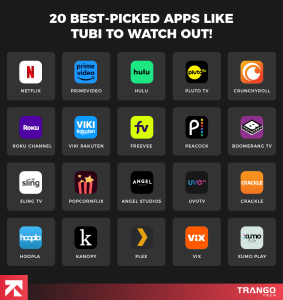 20 Apps Like Tubi - Best Tubi Alternatives in 2025