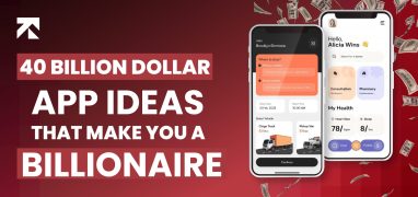 blog banner of top 40 billion dollar app ideas