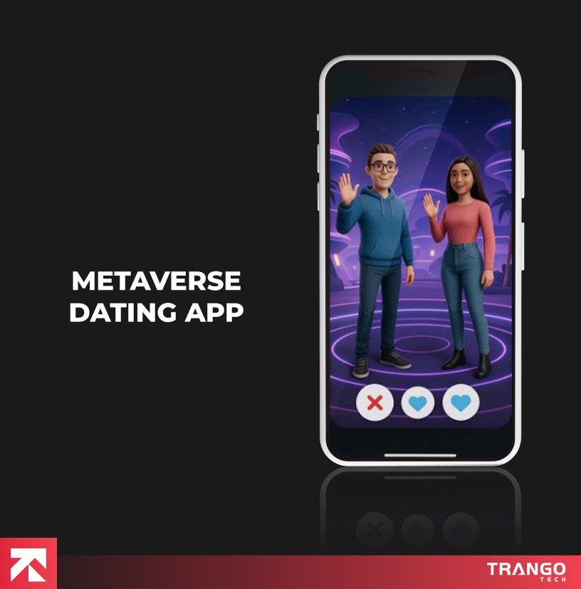 Metaverse Dating App avatar profile by Trango Tech.