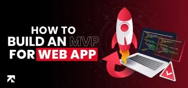 blog banner of how to build an MVP for web app