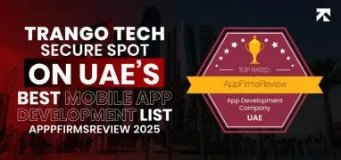 trango tech secure the spot on App Firms reviews badge