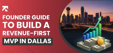 blog banner of founder guide to build revenue-first MVP in Dallas