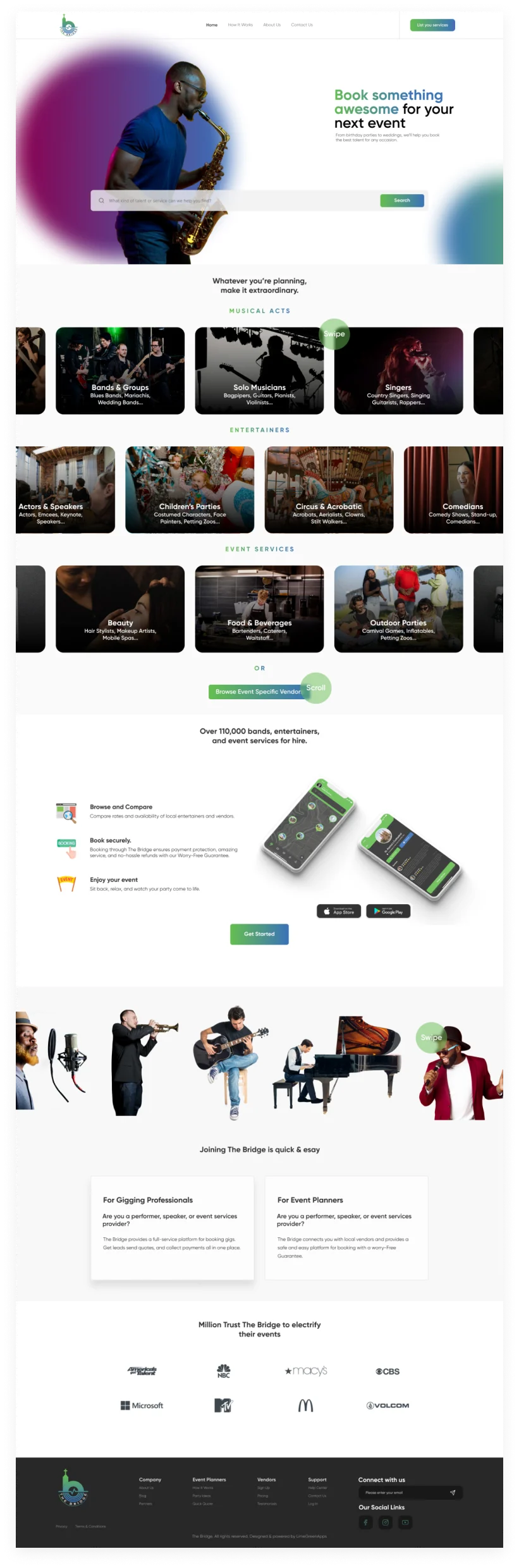 The Bridge Case Study - Platform for Music Lovers